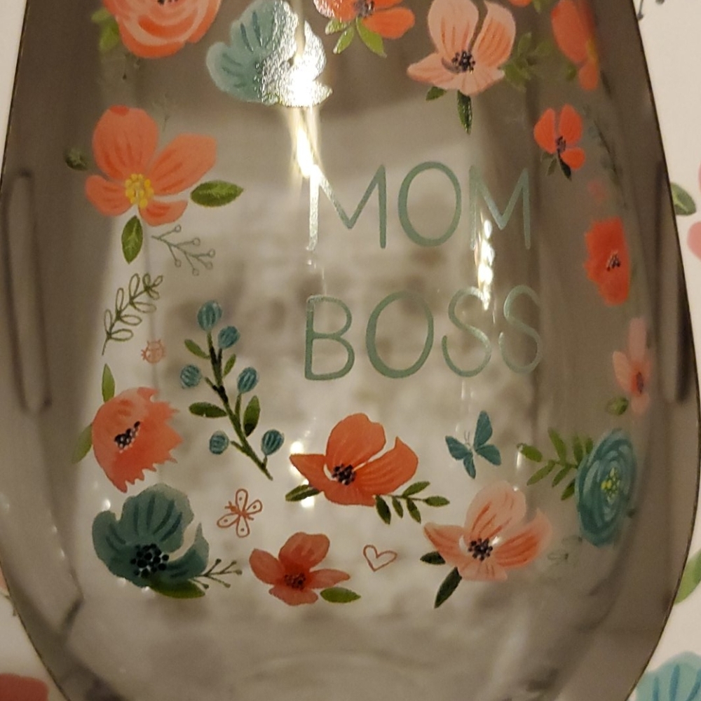 Mom Boss Glass